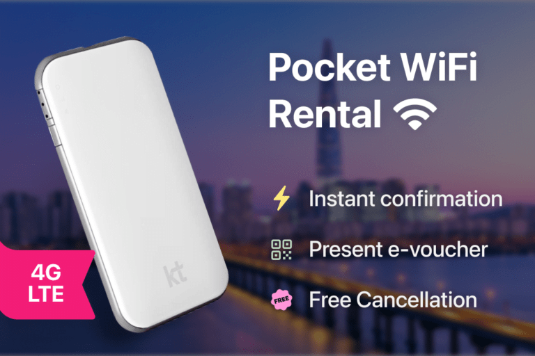 Pocket WiFi Korea Unlimited Plan from 3.99 No.1 Pocket WiFi Rental
